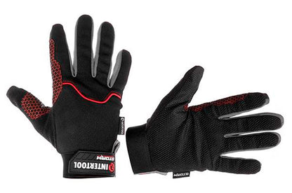 Перчатка Intertool-Storm - из спандекса антискользящие усиленные 10"