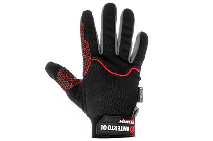 Перчатка Intertool-Storm - из спандекса антискользящие усиленные 10"