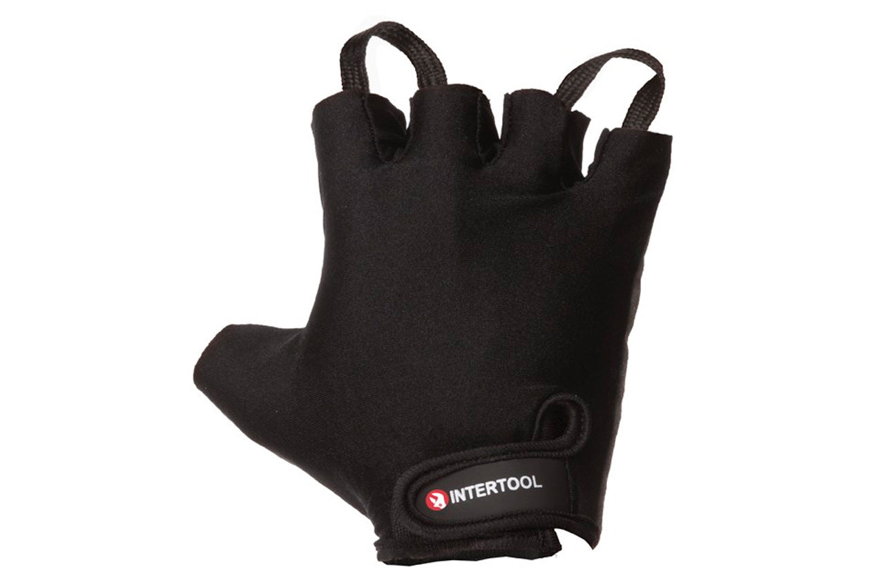 Перчатка Intertool - экокожа Amara без пальцев 10"