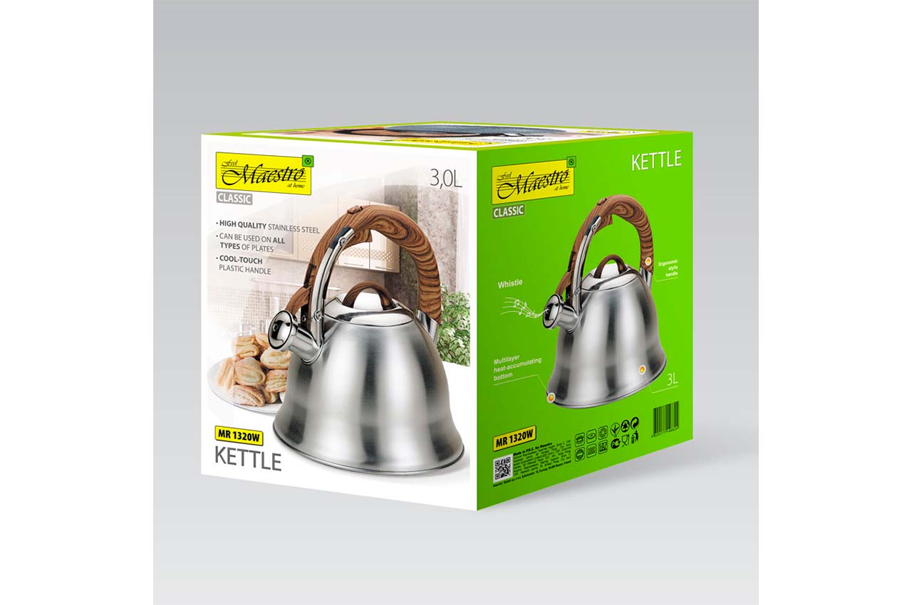Чайник нержавеющий Maestro - 3л