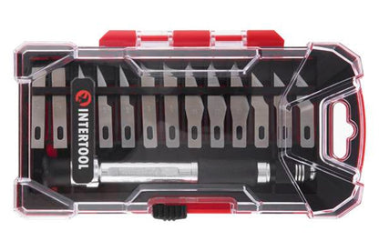 Набір скальпелів Intertool - 14од.