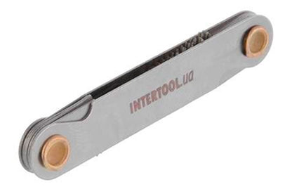 Різьбомір метричний Intertool - 0,5-3мм (12шт)
