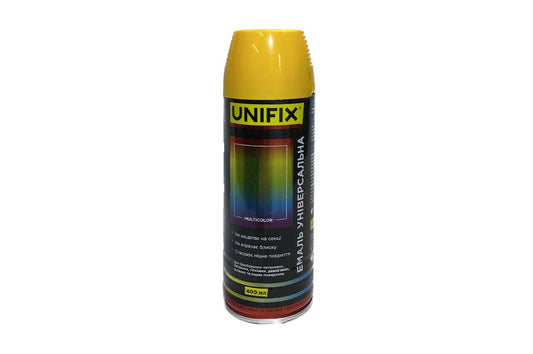 Эмаль универсальная Unifix - 400мл RAL 1028 желто-дынный