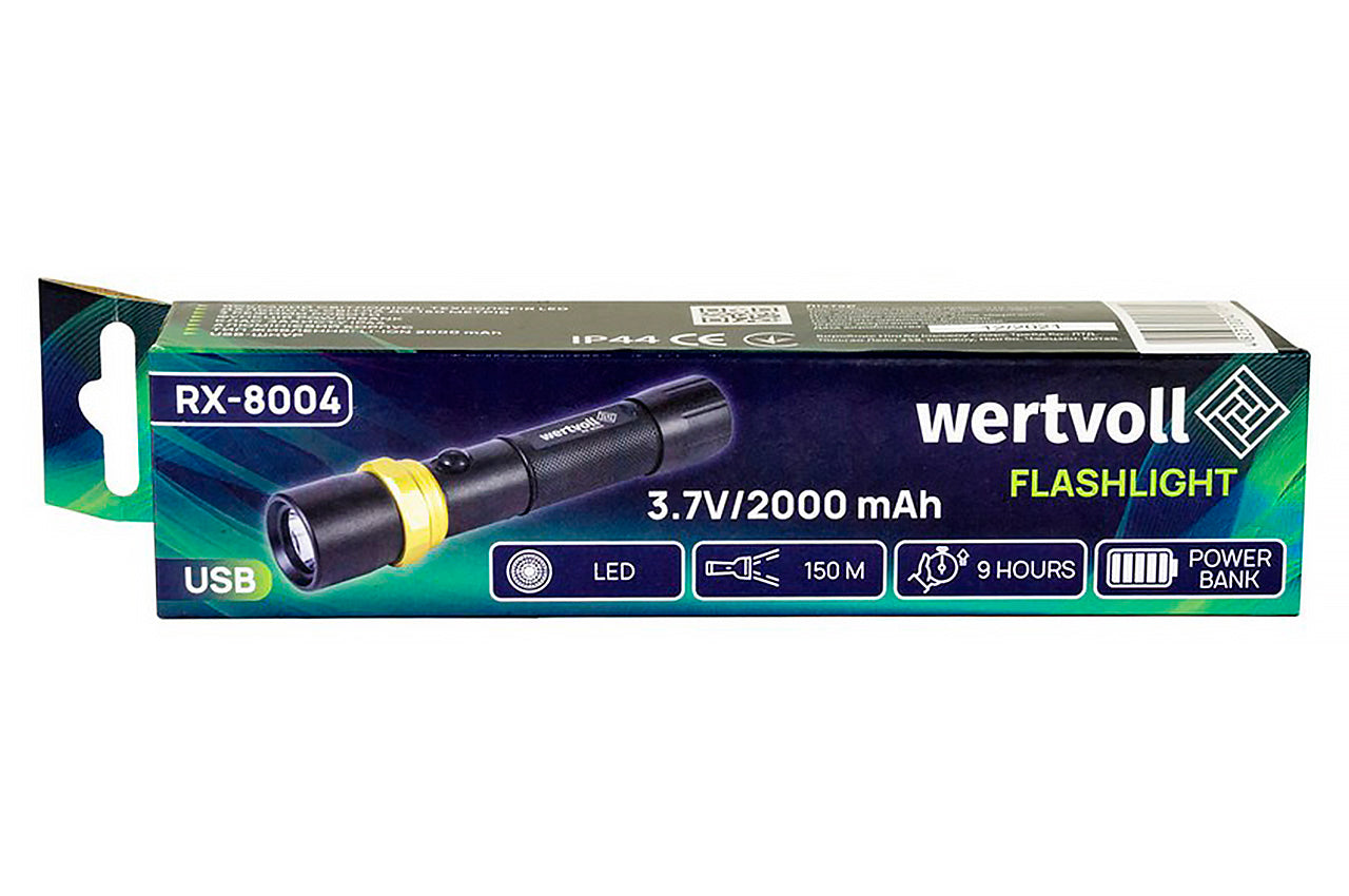 Фонарь ручной Vertvoll - 1LED x 5Вт Li-ion