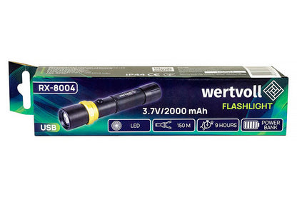 Фонарь ручной Vertvoll - 1LED x 5Вт Li-ion