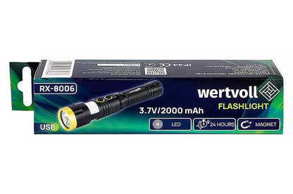 Фонарь магнитный Vertvoll - 4LED x 5Вт Li-ion