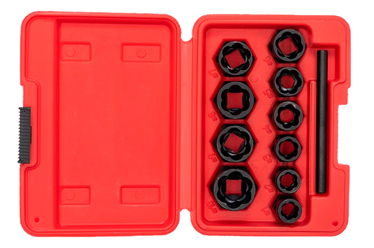 Набор экстракторов для винтов и гаек Intertool - 10шт удлиненных