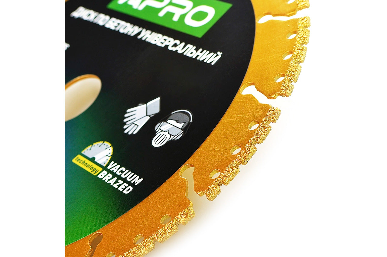 Диск алмазный Apro - 180мм сегмент универсальный PRO