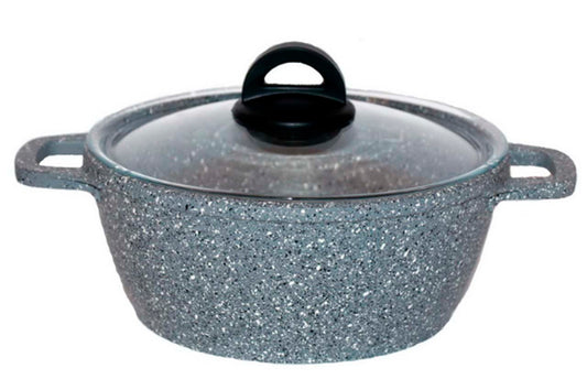 Кастрюля антипригарная Biol - 200мм x 2л Granite Grey