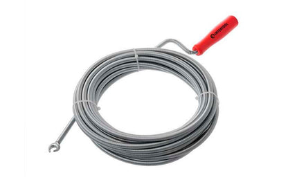 Трос для чистки труб Intertool - 9мм x 10м с наконечником