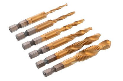 Набор сверл-метчиков Intertool - M3 x 4 x 5 x 6 x 8 x 10 (6шт)