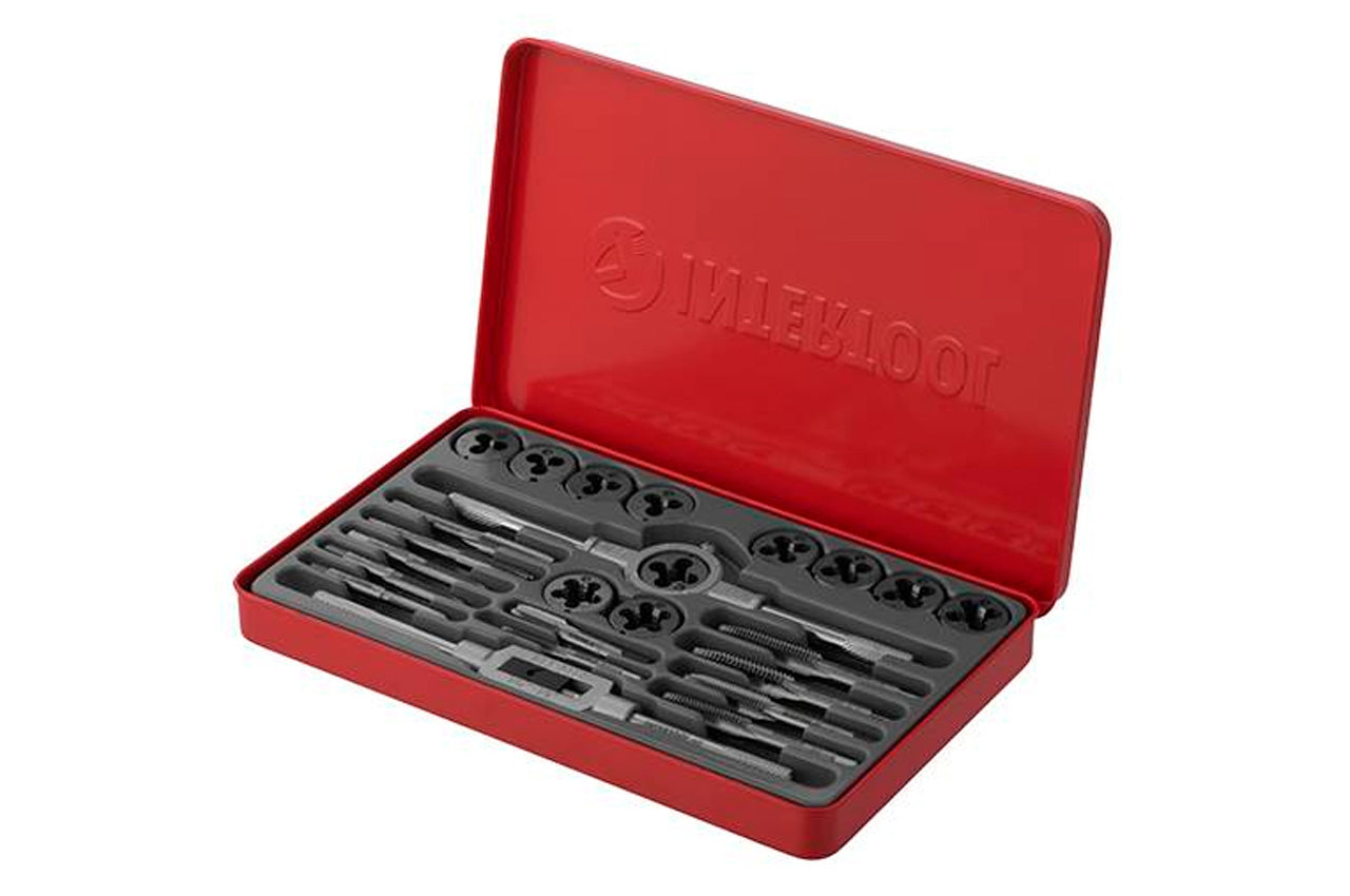 Набір мітчиків та плашок Intertool - M5 x 6 x 8 x 10 x 12 x 1/8" (24од)