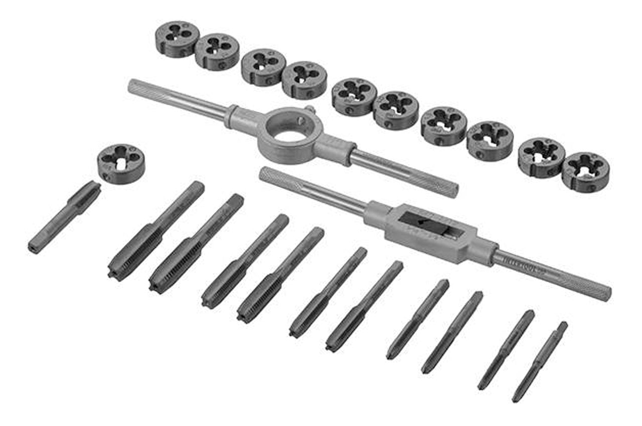 Набір мітчиків та плашок Intertool - M5 x 6 x 8 x 10 x 12 x 1/8" (24од)