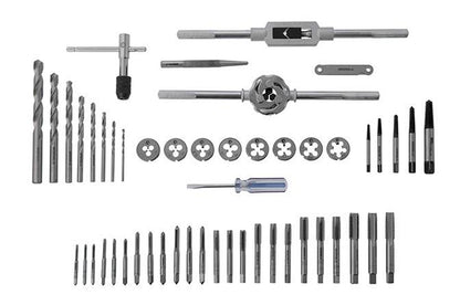 Набір мітчиків та плашок Intertool - M3 x 4 x 5 x 6 x 7 x 8 x 10 x 12 (52од)
