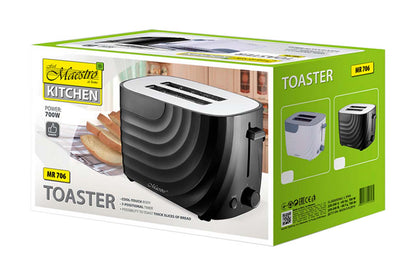 Тостер Maestro - 700Вт білий