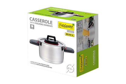 Кастрюля нержавеющая Maestro - 160мм x 1,8л