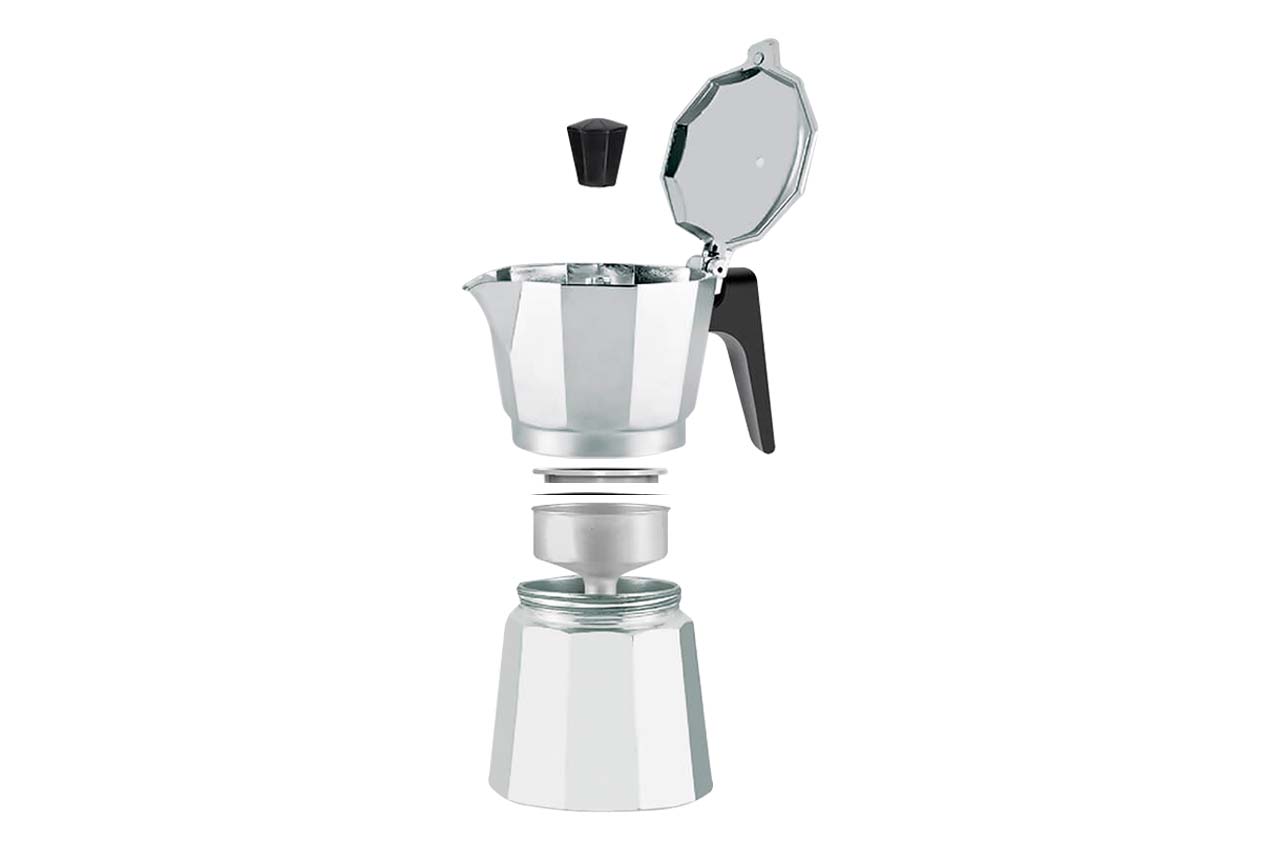 Кофеварка гейзерная алюминиевая Maesrto - 300мл