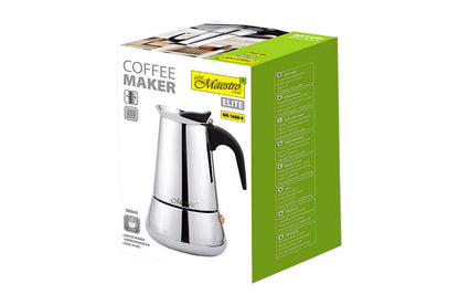 Кофеварка гейзерная нержавеющая Maestro - 300мл