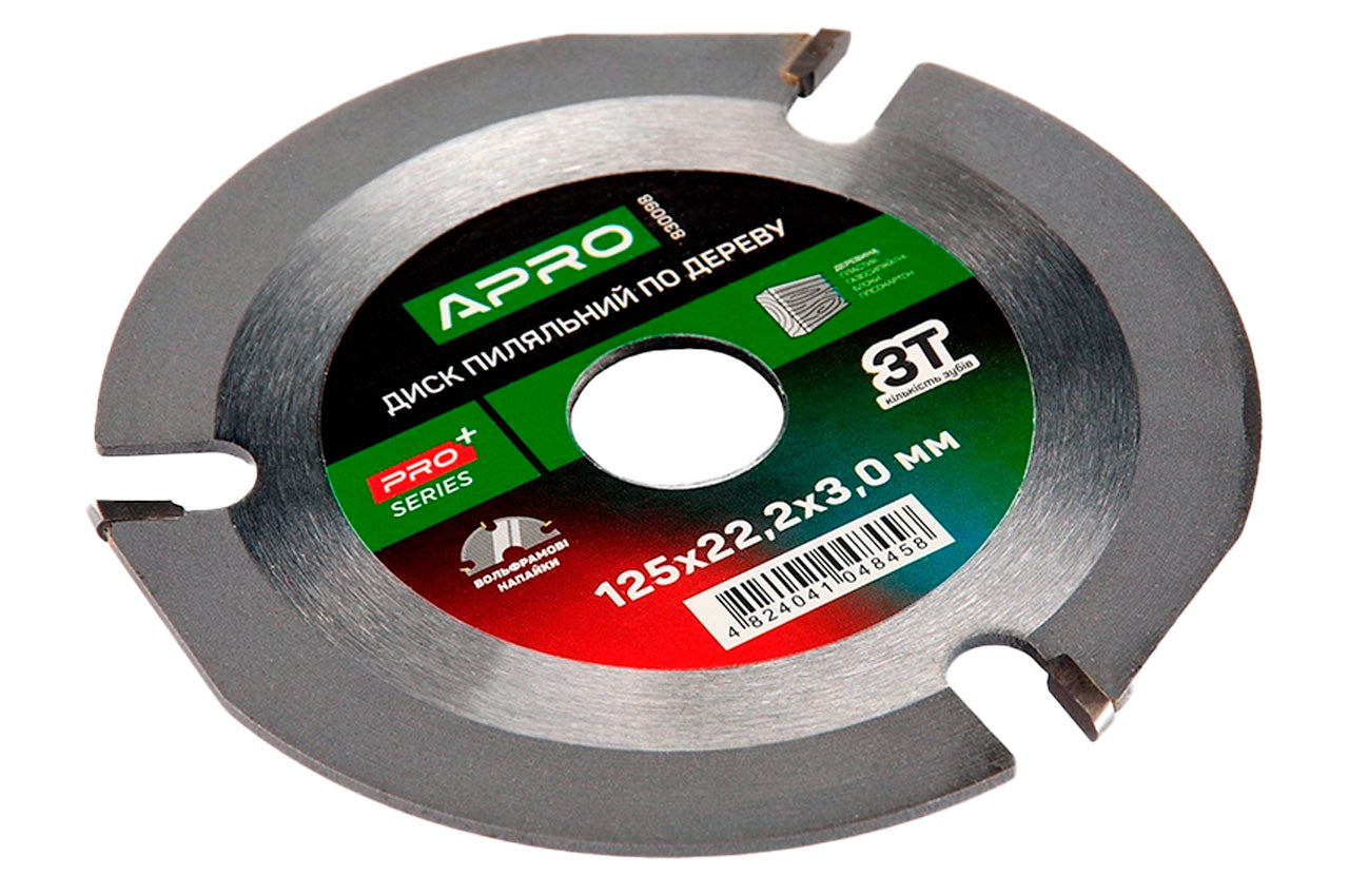 Диск пильный по дереву Apro - 125 x 22,2мм x 3T PRO