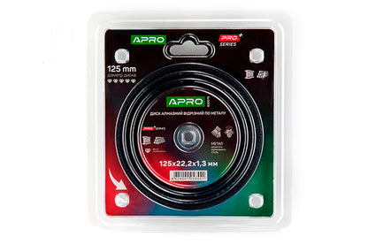 Диск алмазный по металлу Apro - 125 x 1,3мм PRO