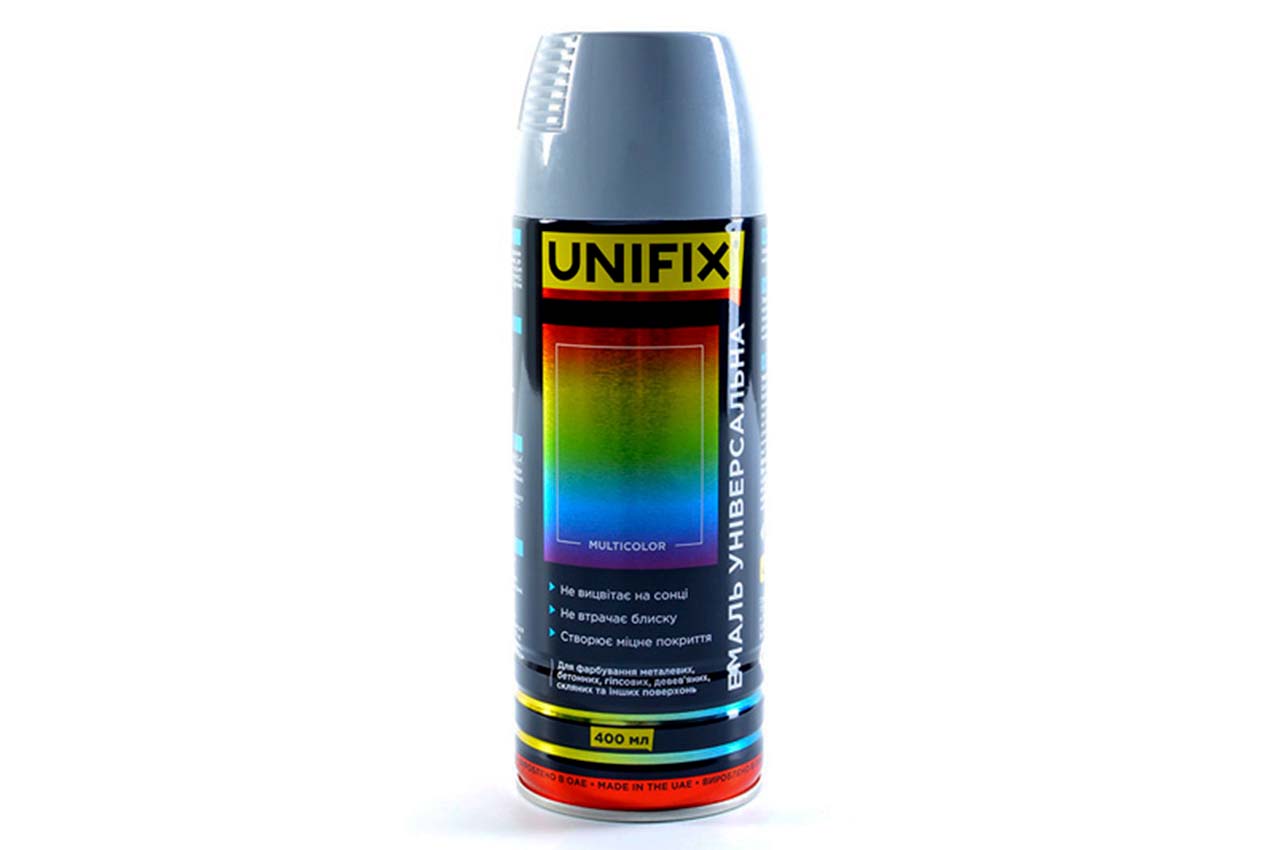 Эмаль универсальная Unifix - 400мл RAL 7015 серый сланец