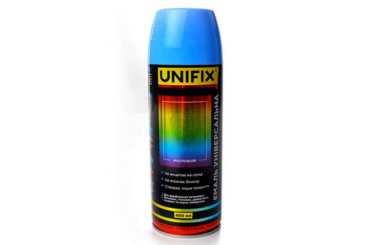 Эмаль универсальная Unifix - 400мл RAL 5012 голубой