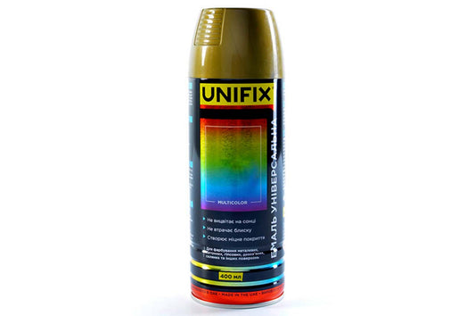 Эмаль универсальная Unifix - 400мл золото