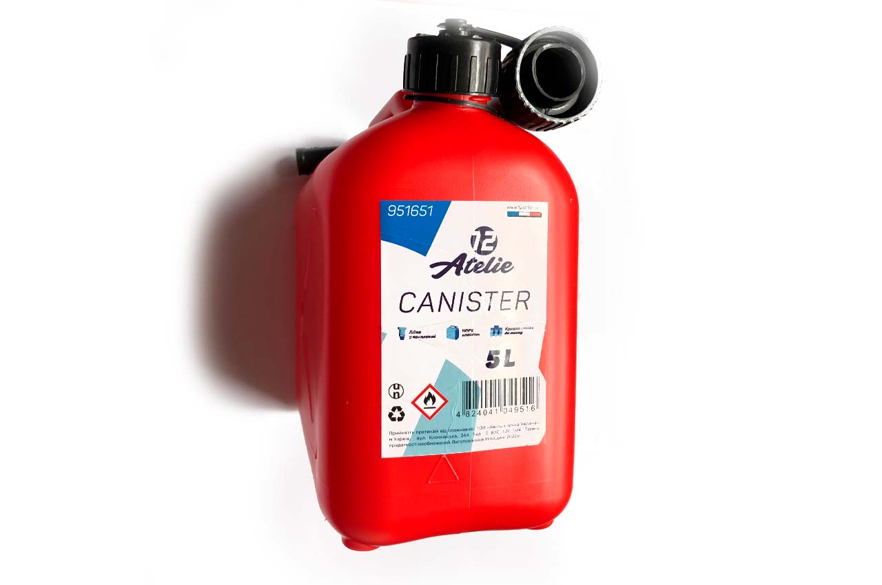 Канистра пластиковая 12 Atelie - 5л с лейкой