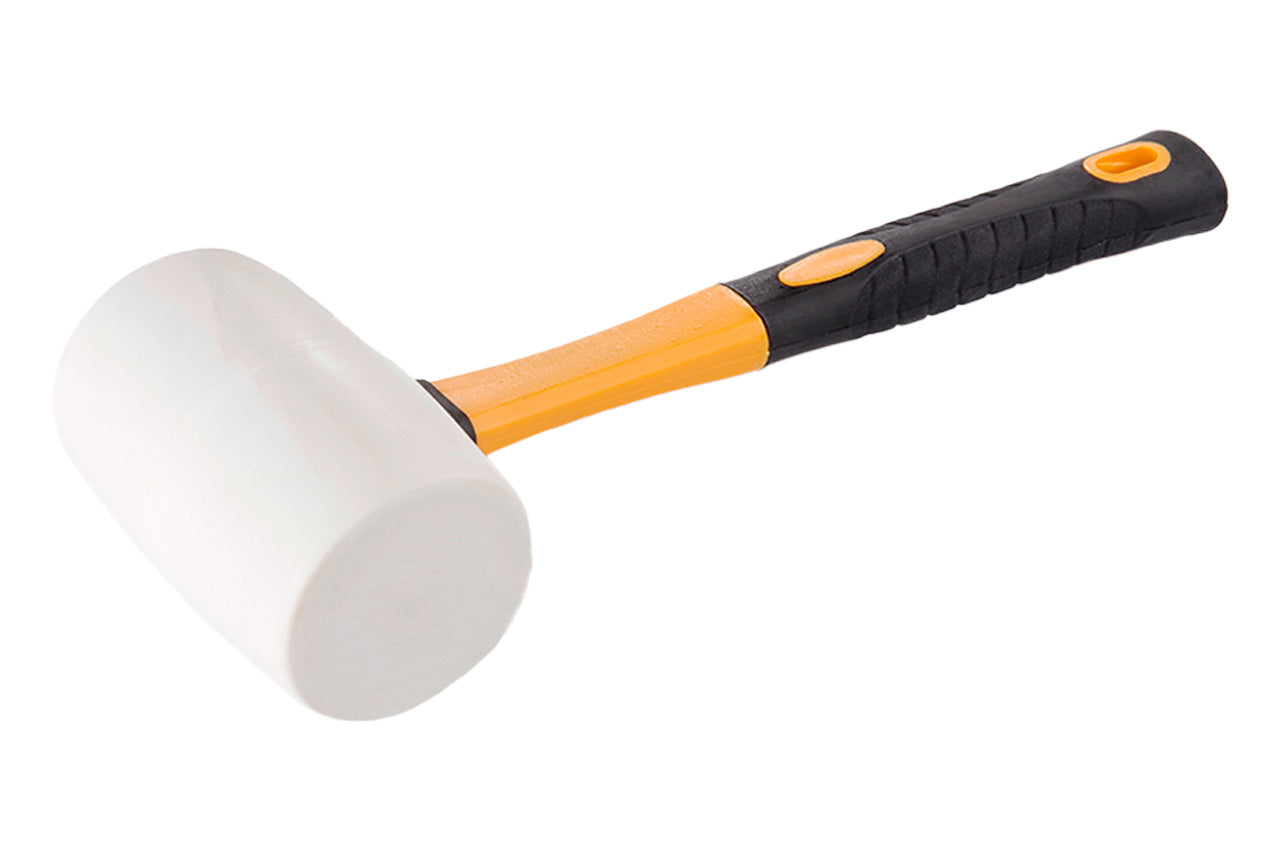 Киянка резиновая Сила - 680г x 60мм белая фибергласс