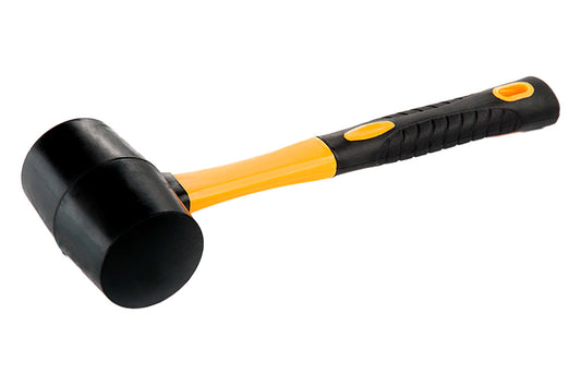 Киянка резиновая Сила - 340г x 50мм черная фибергласс
