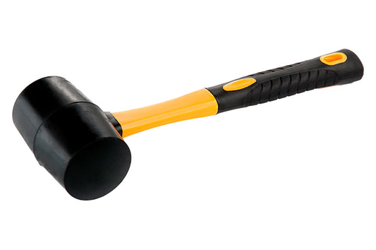 Киянка резиновая Сила - 680г x 60мм черная фибергласс