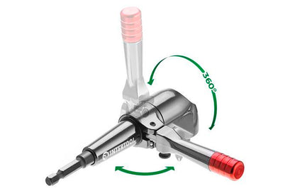 Насадка угловая для дрели и шуруповерта Intertool-Storm - 57Нм
