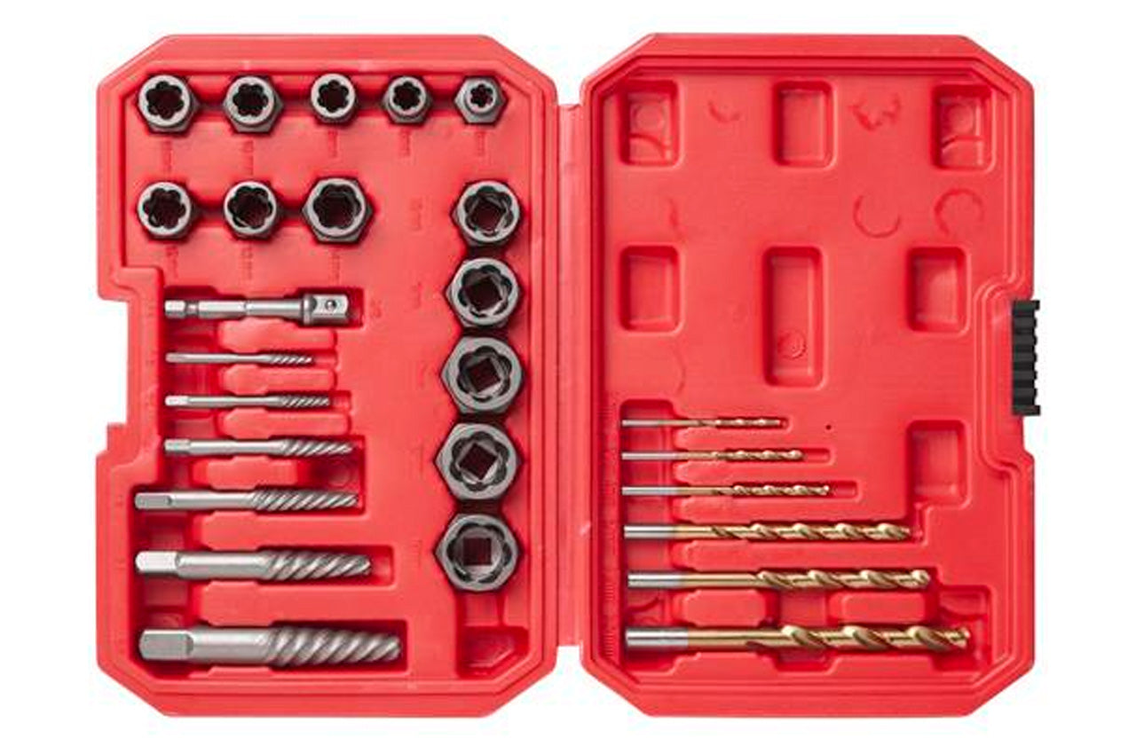 Набор экстракторов и сверл для винтов и гаек Intertool - 26ед