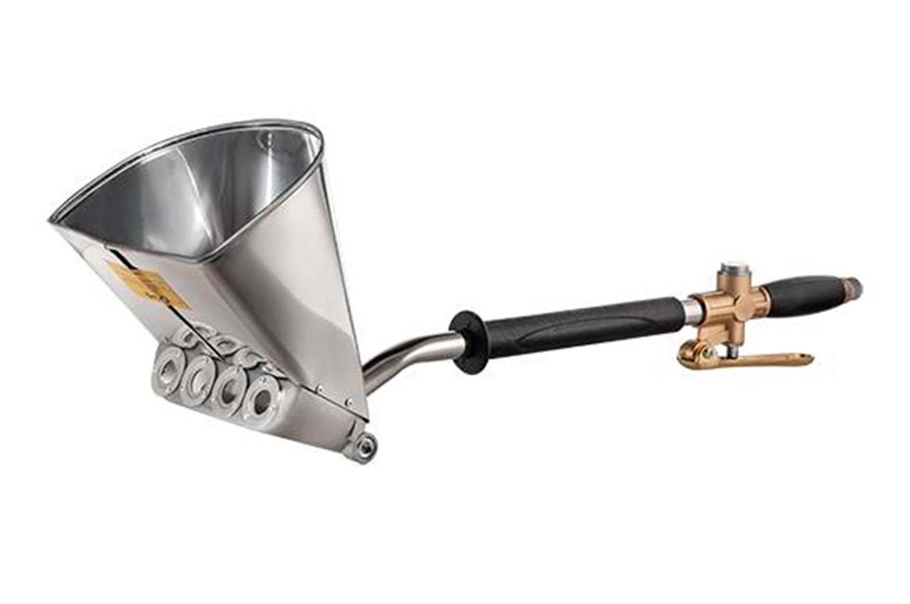 Ковш хоппер штукатурный пневматический Intertool - 3л для потолка