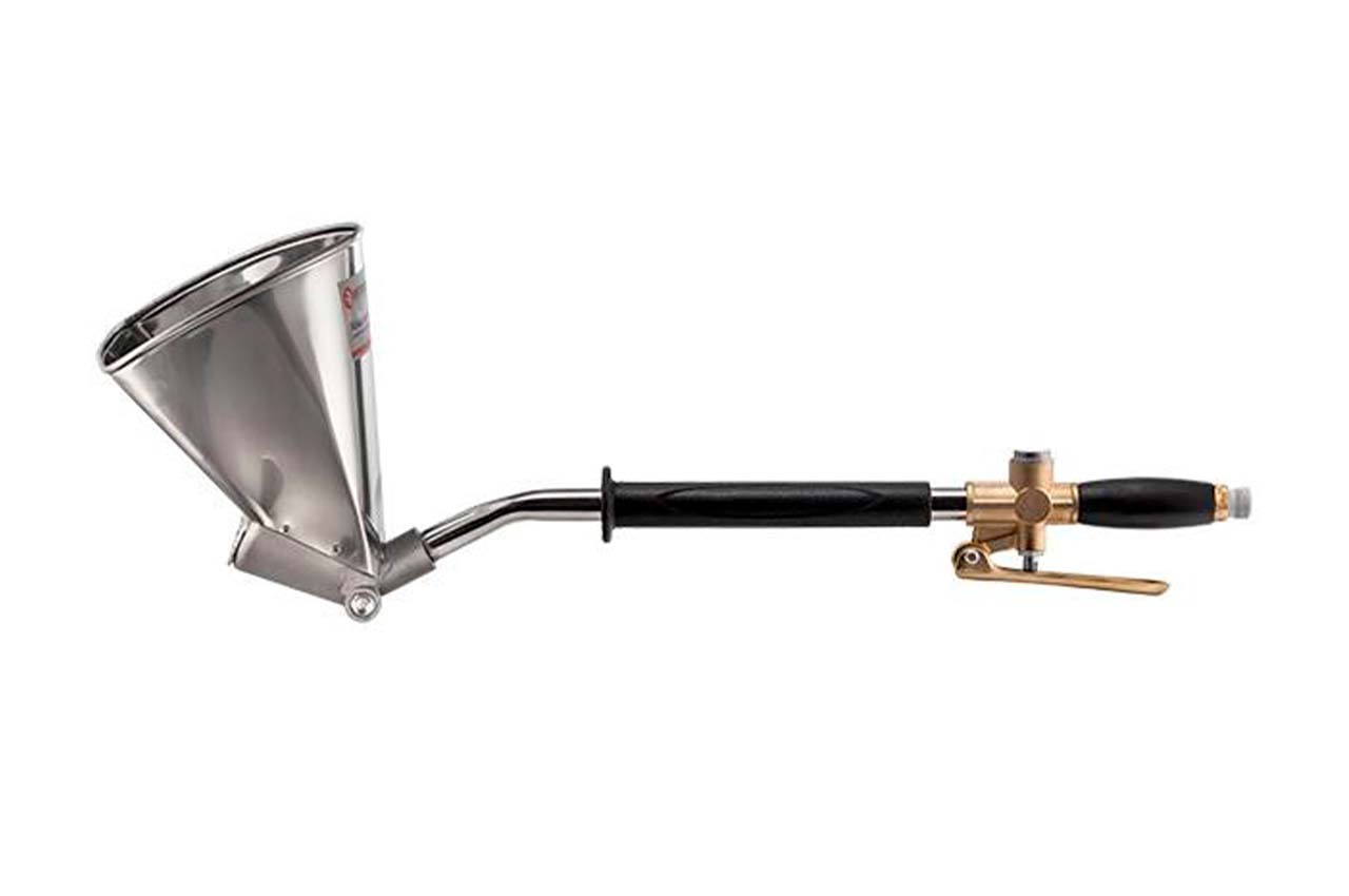 Ковш хоппер штукатурный пневматический Intertool - 3л для потолка