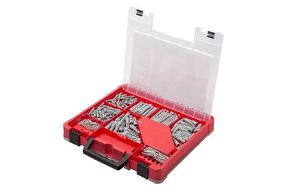 Набор сверл, дюбелей и бит Intertool - 300шт