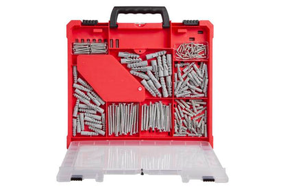 Набор сверл, дюбелей и бит Intertool - 300шт