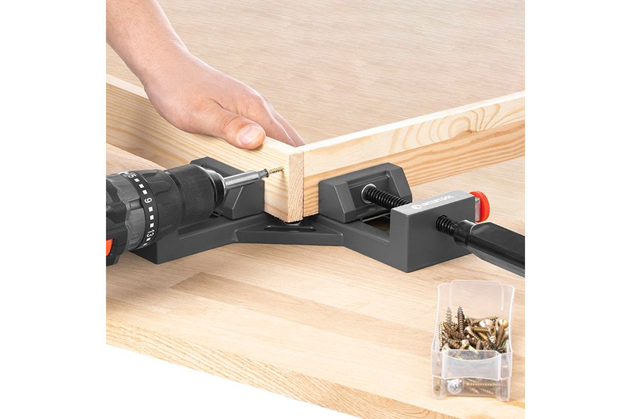 Струбцина кутова Intertool - 75мм x 90° зовнішня