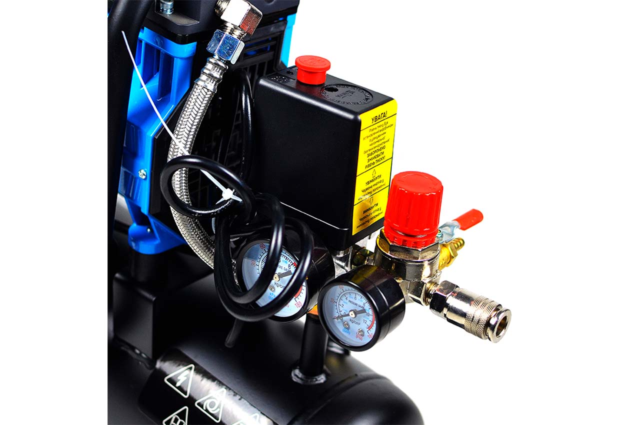 Компрессор безмасляный Apro - 9л x 600Вт