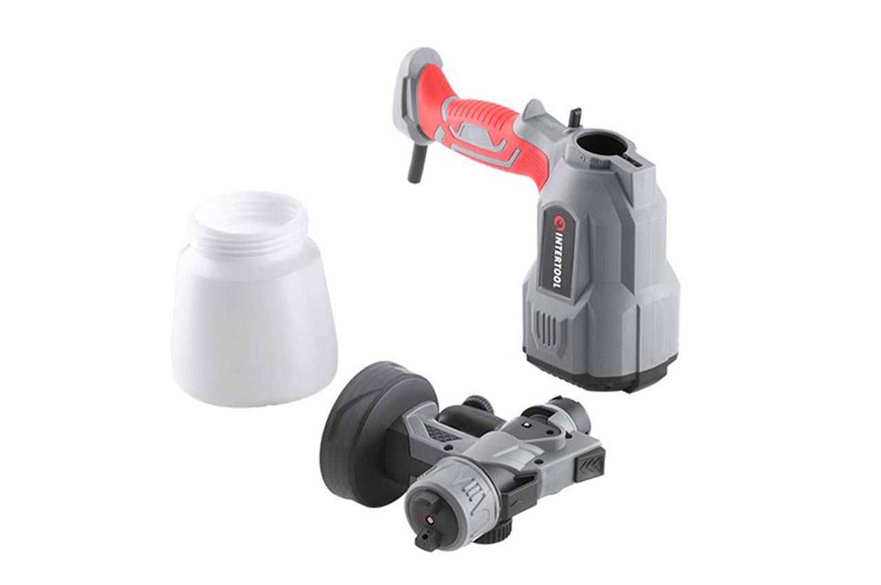 Электрокраскопульт HVLP Intertool - 550Вт x 800мл x 1,8мм НБ