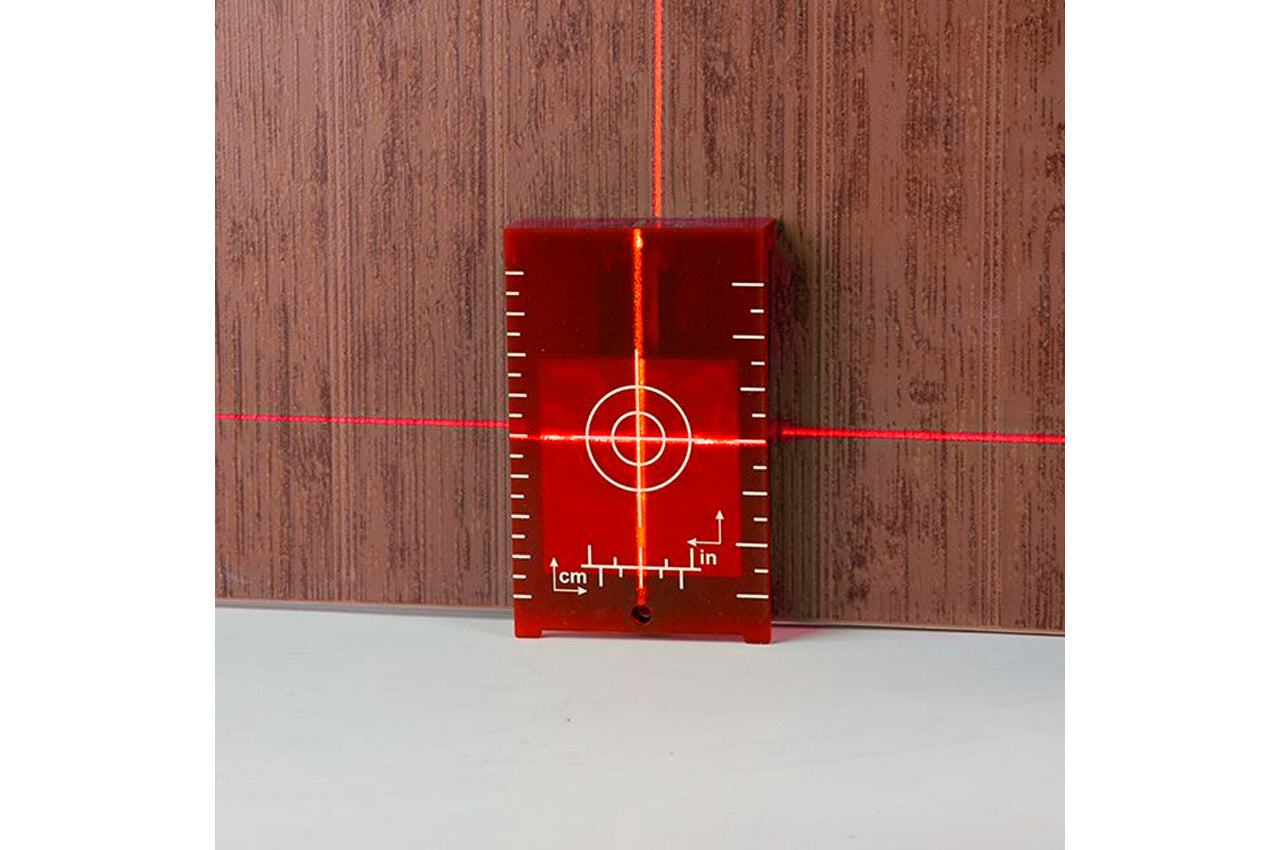 Мишень и очки для уровня лазерного Intertool - лазер красный