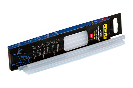 Стержень клеевой Unifix - 7 x 200мм прозрачный (6шт)