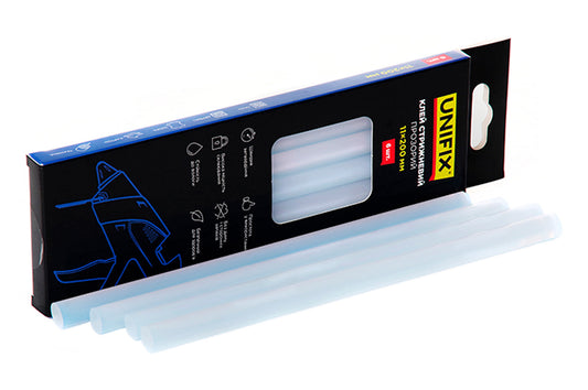 Стержень клеевой Unifix - 11 x 200мм прозрачный (6шт)