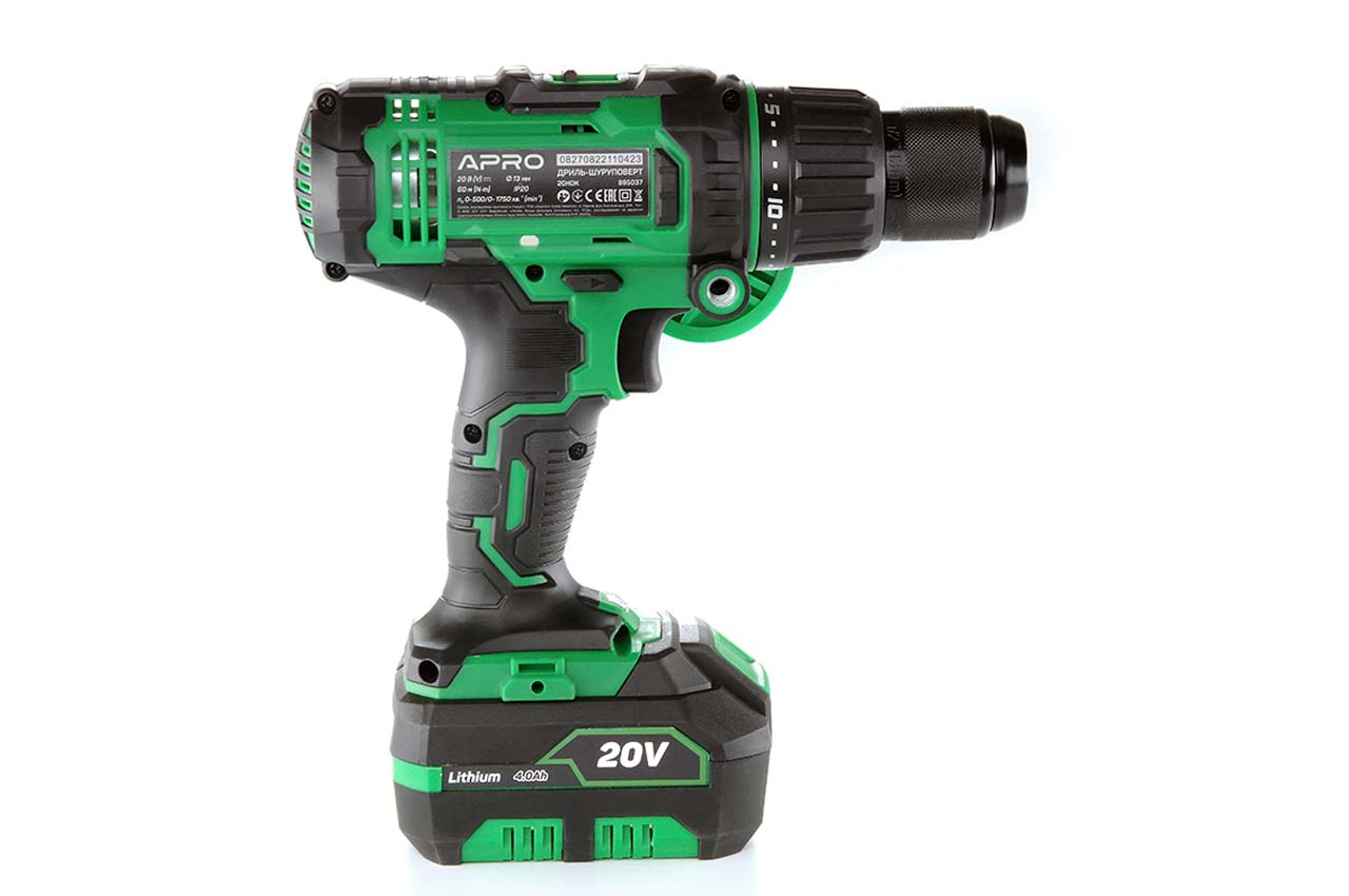 Шуруповерт аккумуляторный Apro - 20HDK (без АКБ)