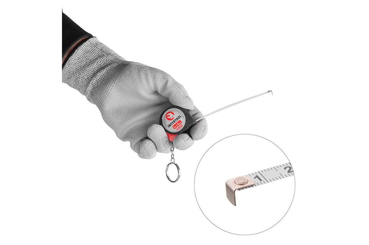 Рулетка Intertool - 1м x 6мм