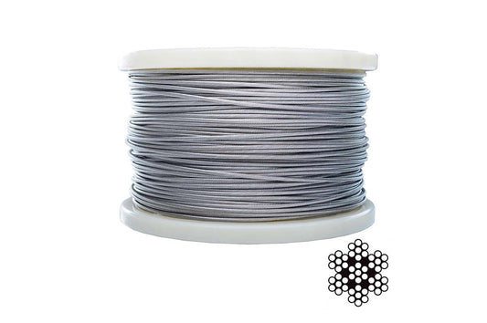 Трос нержавеющий Apro - 1,5мм x 200м (6х7+1x7) DIN 3055