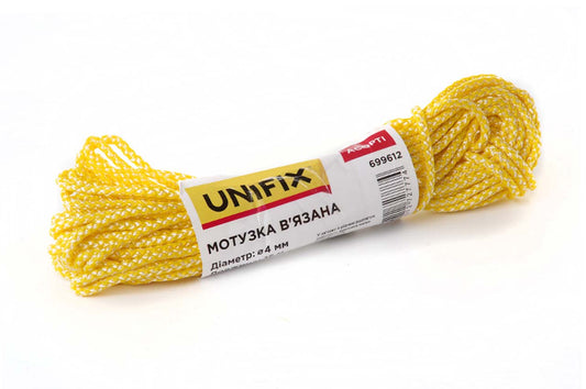 Веревка вязаная Unifix - 3мм x 15м ассорти