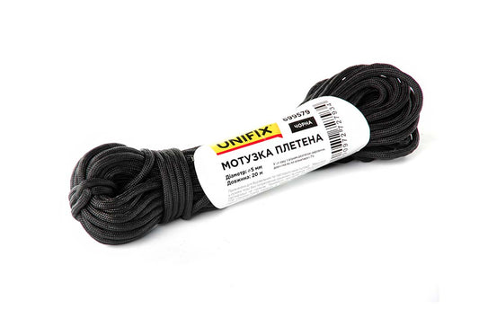Веревка плетеная Unifix - 5мм x 20м черная