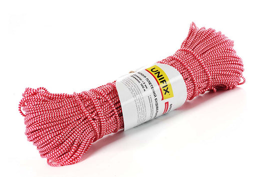 Веревка плетеная Unifix - 2мм x 100м строительная