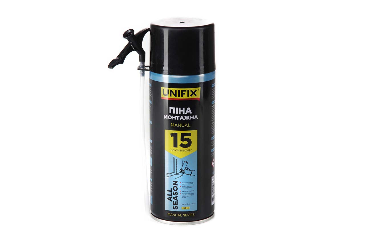 Монтажна піна Unifix - 300мл x 15л ручна